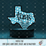 Load image into Gallery viewer, Texas Bluebells State Light Base Design
