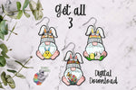 Load image into Gallery viewer, Boho Easter Bunny Gnome Design Bundle
