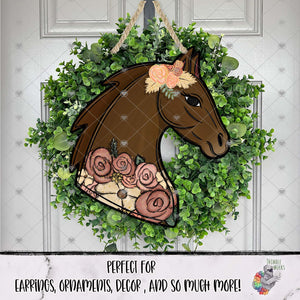 Boho Horse Head Design