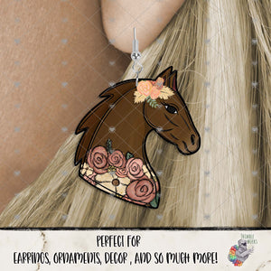 Boho Horse Head Design