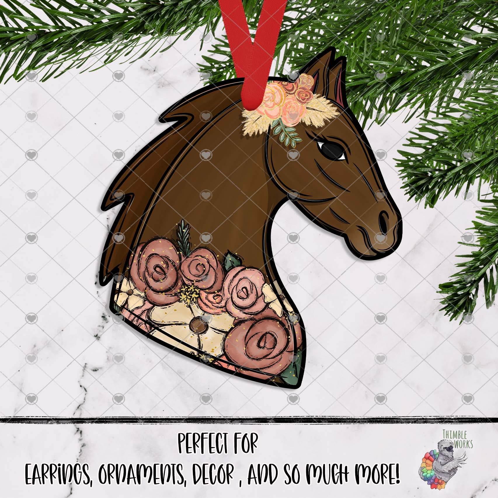 Boho Horse Head Design