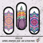 Load image into Gallery viewer, Peaceful Mandala Oval Bar Design Bundle
