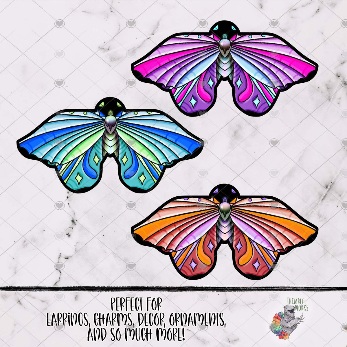 Robomoth Designs Boho Moth Design Bundle – ThimbleWorks