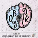 Load image into Gallery viewer, Boy or Girl Baby Feet Design
