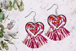 Load image into Gallery viewer, Valentine&#39;s Candy Heart with Tassel Sublimation Design
