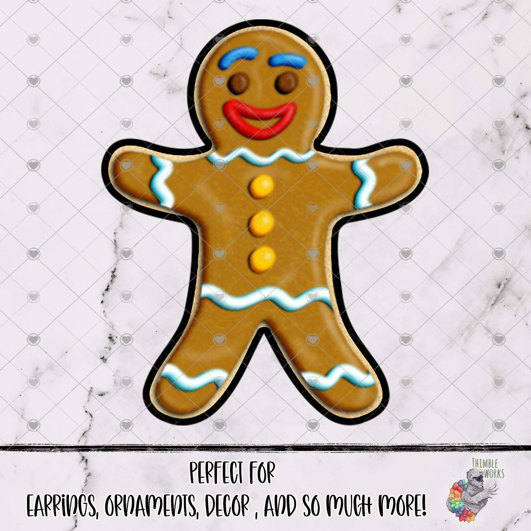 Gingerbread Men Cookie Design Bundle