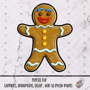 Gingerbread Men Cookie Design Bundle