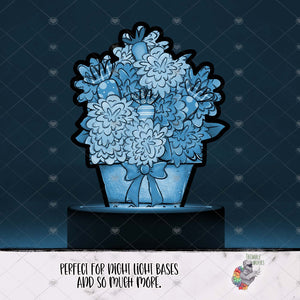 Carrot Easter Flowerpot Light Base Design