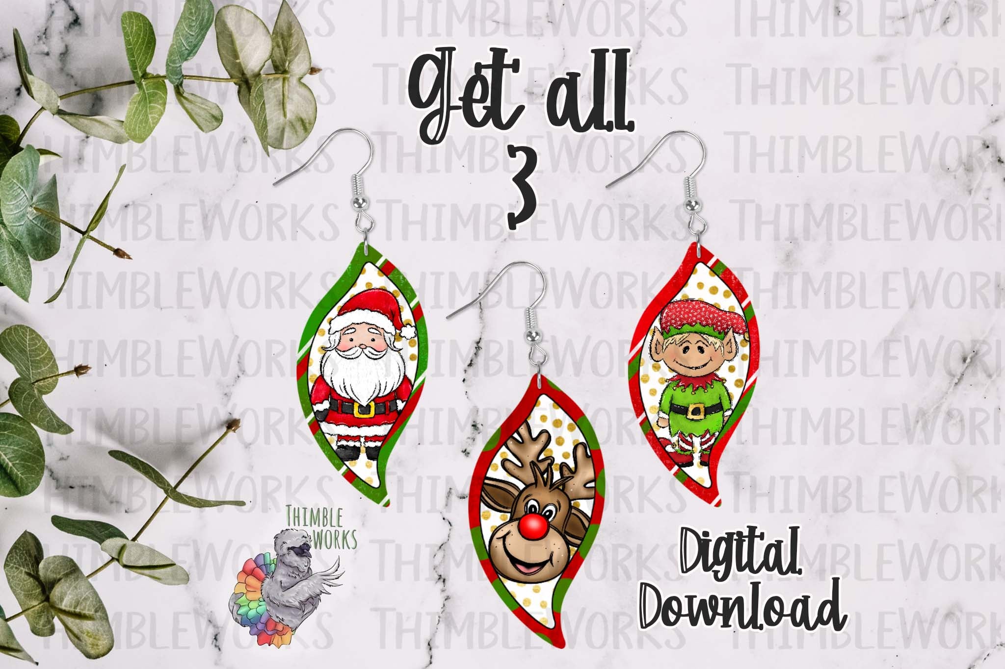 Christmas Swirl Design Bundle