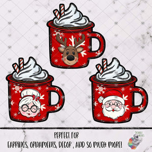 Christmas Characters Camping Mug Design