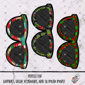 Christmas Sunglasses Design Bundle