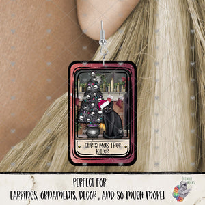 The Christmas Tree Killer Tarot Card Design