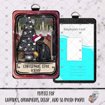 Load image into Gallery viewer, The Christmas Tree Killer Tarot Card Design
