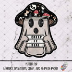 Load image into Gallery viewer, Creep It Real Mushroom Ghost Design
