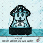 Load image into Gallery viewer, Creep It Real Mushroom Ghost Light Base Design
