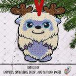 Load image into Gallery viewer, Crocheted Yeti Reindeer Gnome Design
