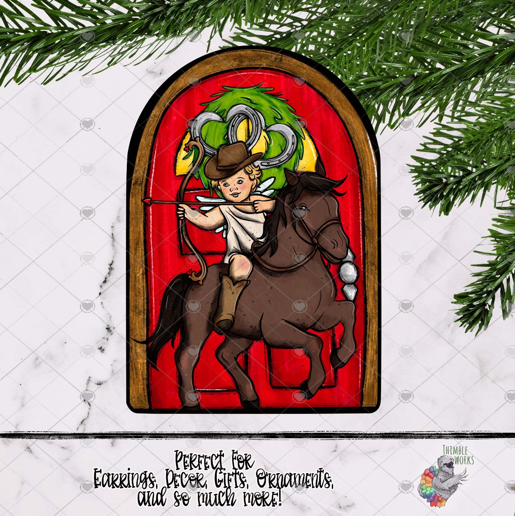 Valentine's Cupid Interchangeable House Door