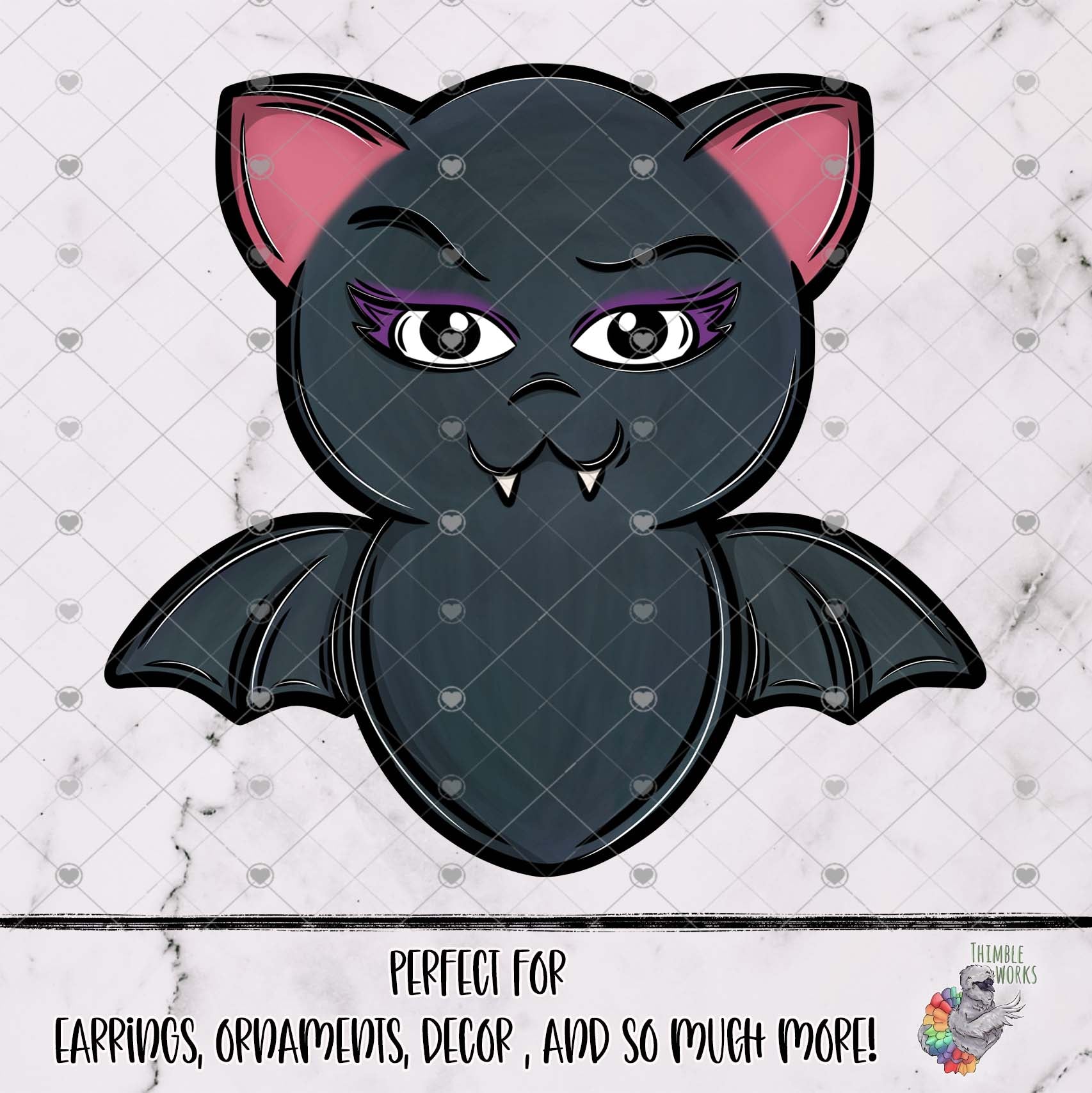 Cute Chubby Bat Design
