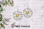 Load image into Gallery viewer, Daisy Sunflower Sublimation Design
