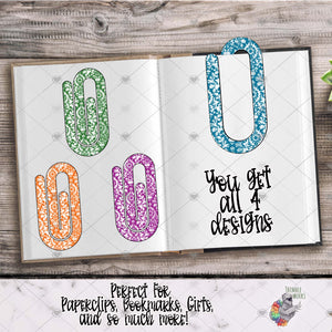 Damask Paperclip Design Bundle