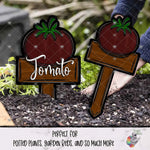 Load image into Gallery viewer, Tomato Garden Stake Design Bundle
