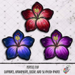 Load image into Gallery viewer, Dark Hibiscus Tropical Flower Design Bundle
