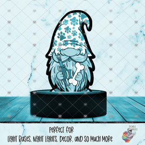 Dog Mom Gnome Light Base Design