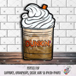 Load image into Gallery viewer, Donut Coffee Cup with Whipped Cream Design
