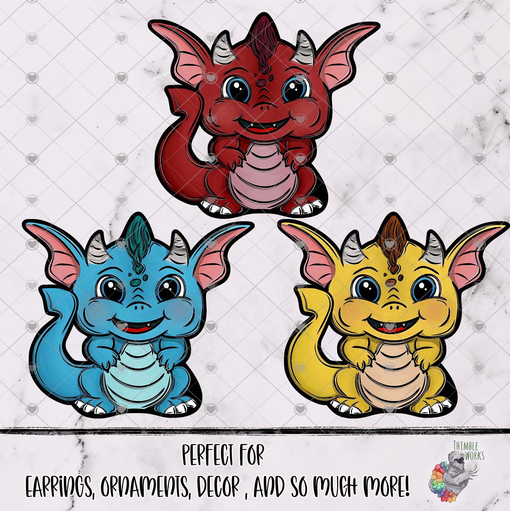 Baby Dragon Design Bundle
