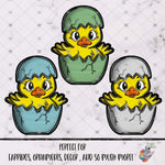 Load image into Gallery viewer, Cute Duckling in Egg Design Bundle
