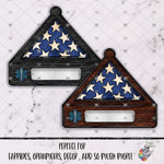 Load image into Gallery viewer, EMS Memorial Flag Case Design
