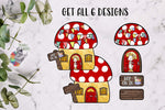 Load image into Gallery viewer, Easter Interchangeable Mushroom Design
