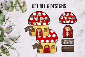 Easter Interchangeable Mushroom Design