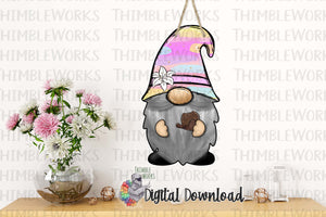 Easter Gnome Sublimation Design