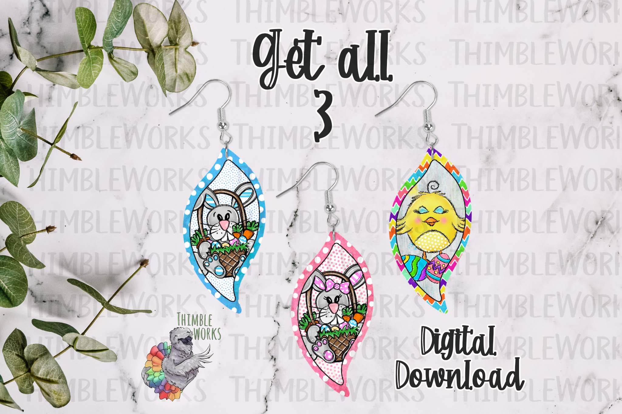 Easter Swirl Design Bundle