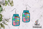 Load image into Gallery viewer, Easter Mason Jar Sublimation Design
