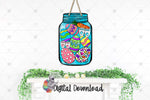 Load image into Gallery viewer, Easter Mason Jar Sublimation Design
