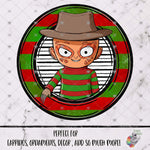 Load image into Gallery viewer, Nightmare Halloween Mugshot Round Design

