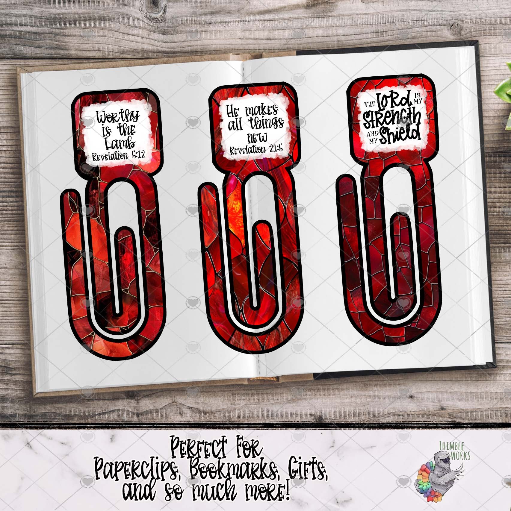 Bible Bookmark Paperclip Design Bundle