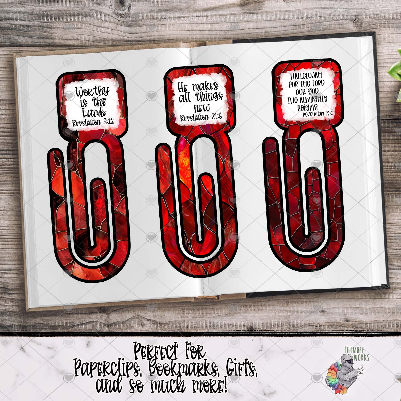 Bible Bookmark Paperclip Design Bundle 2