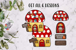 Load image into Gallery viewer, Fall Interchangeable Mushroom Design
