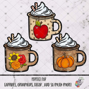 Fall Camping Mug Design Bundle
