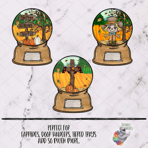 Fall Snow Globe Design Bundle