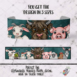 Load image into Gallery viewer, Farm Animal Cuff Bracelet Design
