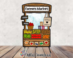 Load image into Gallery viewer, Farmers Market Booth Sublimation Design
