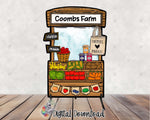 Load image into Gallery viewer, Farmers Market Booth Sublimation Design
