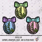 Load image into Gallery viewer, Floral Egg with Bow Design Bundle
