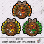 Load image into Gallery viewer, Football Turkey with Bow Design Bundle 2
