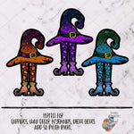 Load image into Gallery viewer, Glitter Witches Hat with Legs Design Bundle
