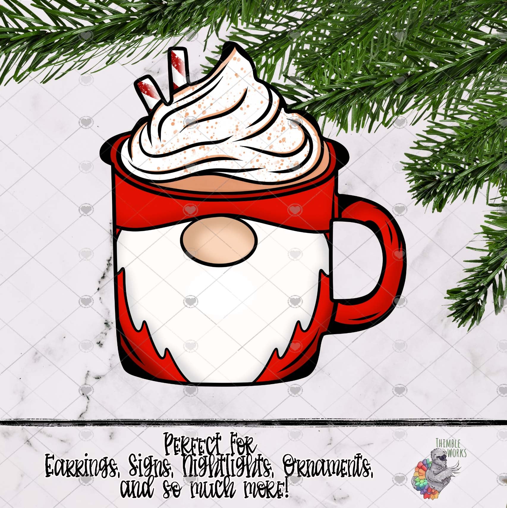 Gnome Santa Camping Mug Design